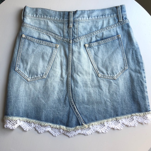 🎉2x HP🎉Saint Laurent denim mini skirt - Picture 2 of 6